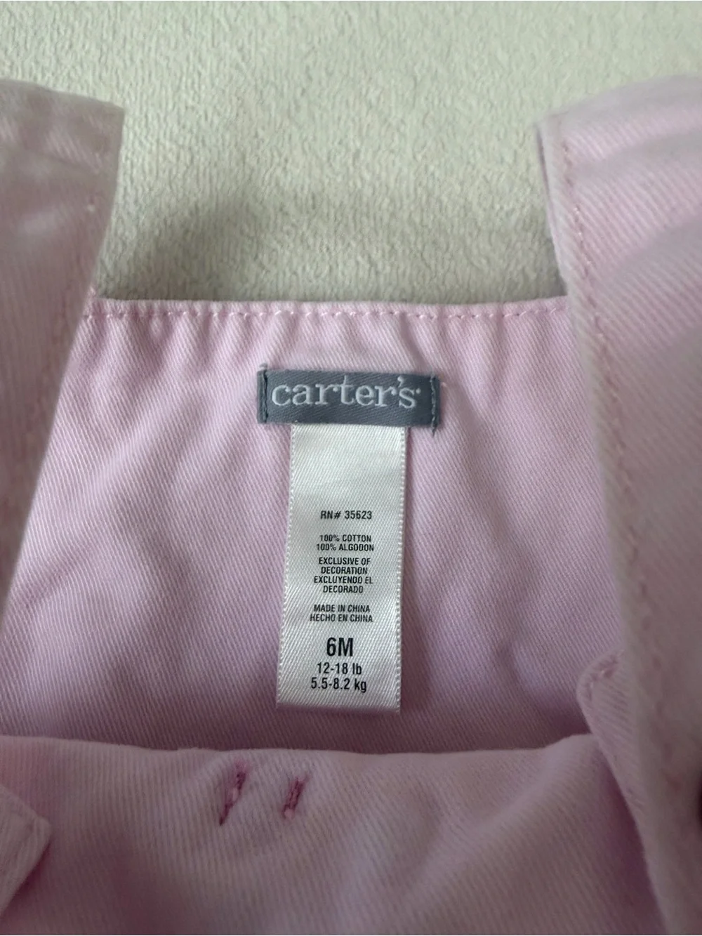 Vintage Carter’s shortalls 6 Mo